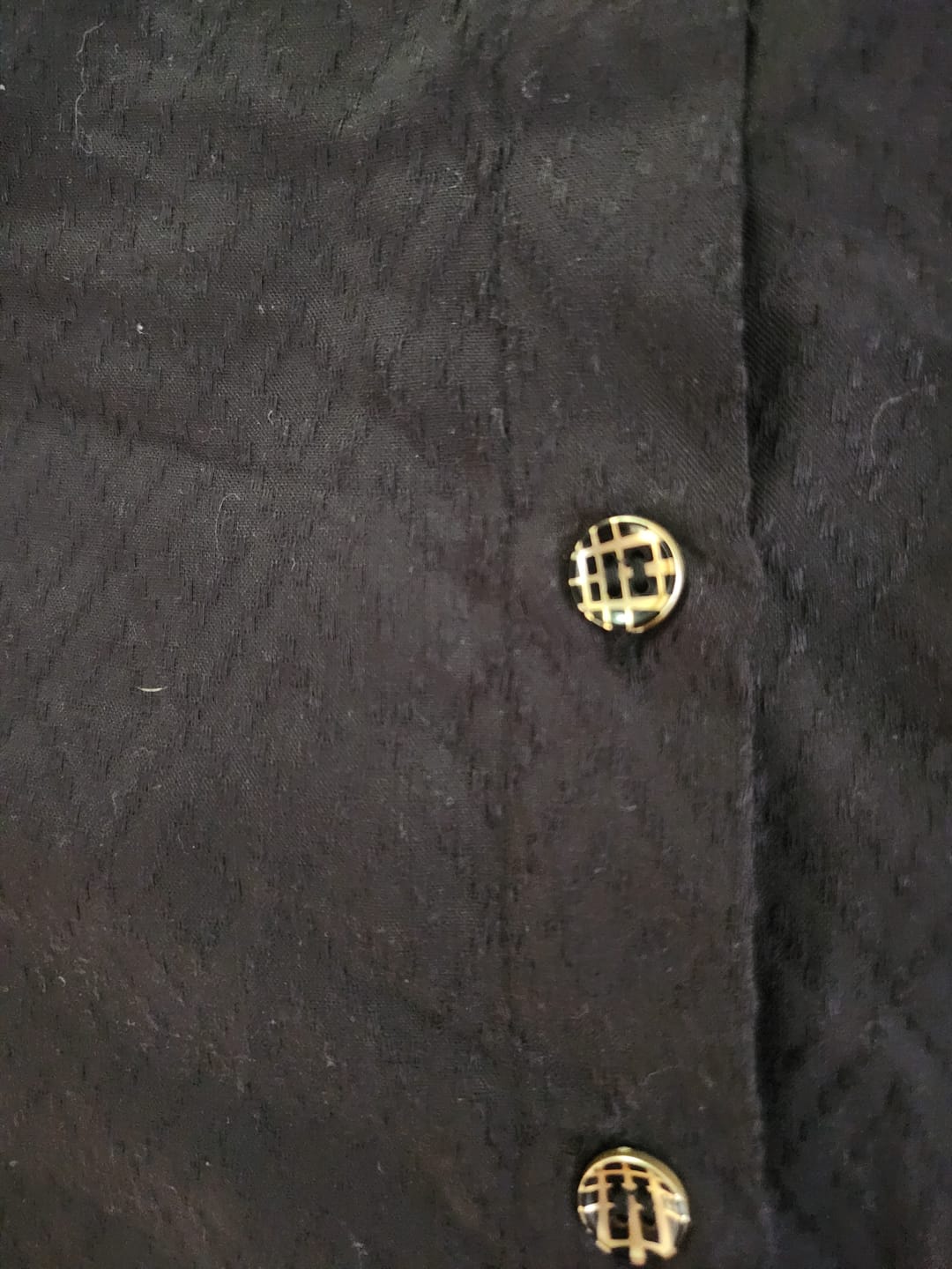 Customer photo review of שמלת מקסי אוברסייז מעויינים שחור Back In Stock