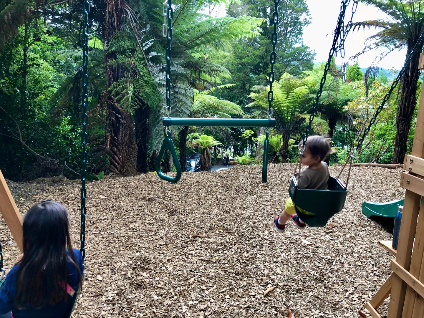 Customer photo review of Birdie Bucket Swing Seat