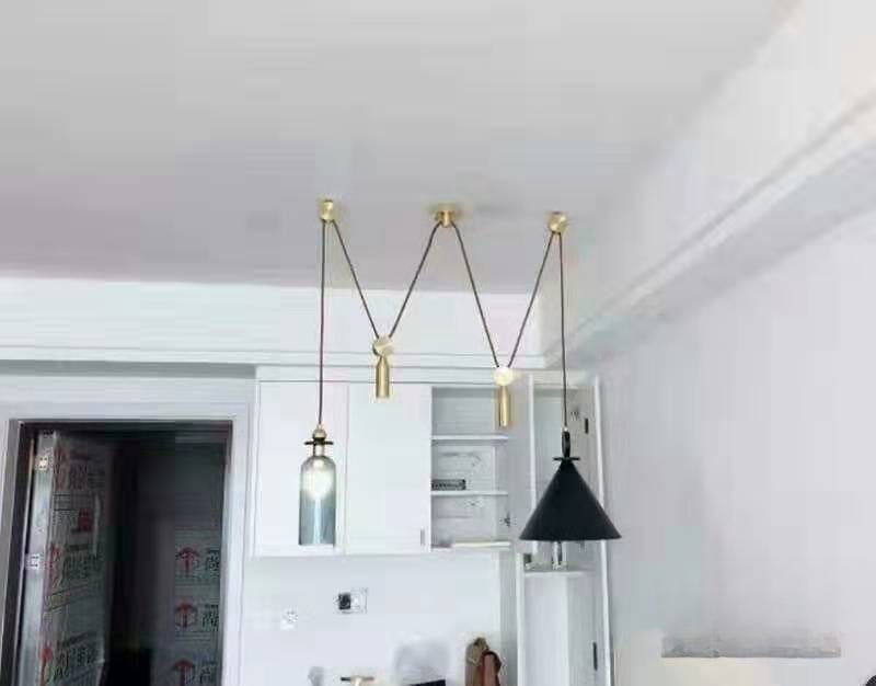 Customer photo review of Denmark Pulley Art Modern Pendant Lights