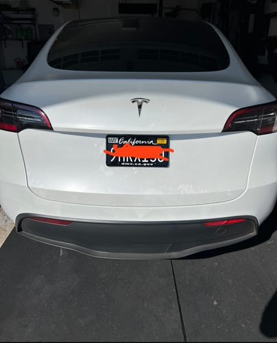 Customer photo review of 2011-2022 CALIFORNIA LICENSE PLATE DMV.CA.GOV - BLACK WITH WHITE TEXT 6"x12" (156.5mm x 305mm)