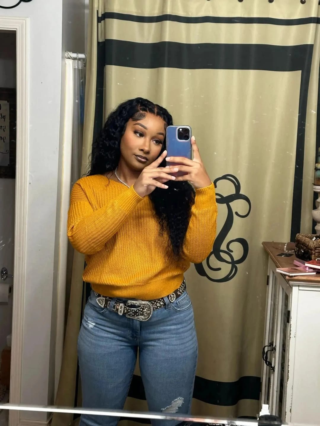 Customer photo review of JYZ 1B# Loose Deep Bulk Virgin Human Hair No Weft For Boho Braids