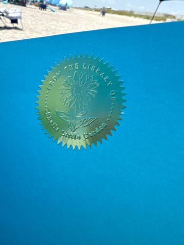 Customer photo review of 50 Golden Seal Sticker