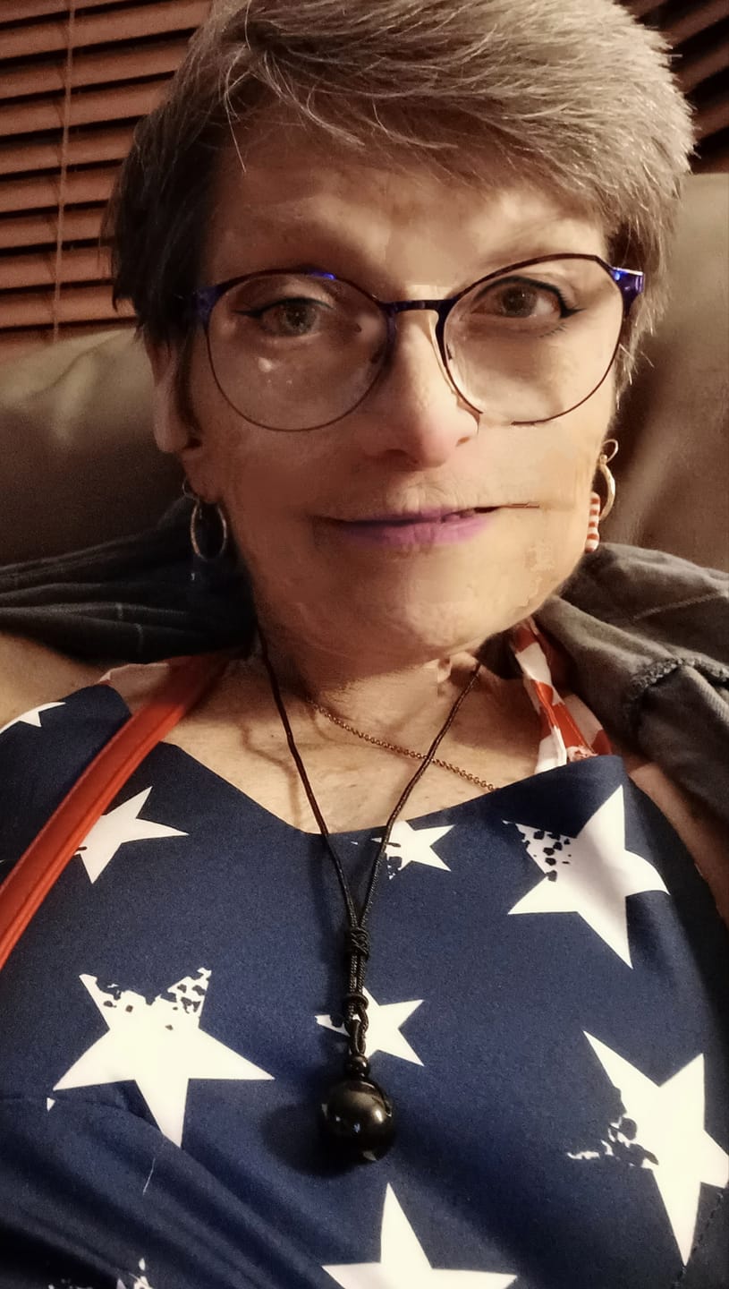 Customer photo review of Obsidian Stone Necklace