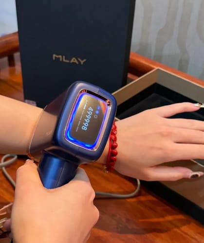 Customer photo review of MLAY  T14 Home Use IPL Laser Epilator with Replaceable Head, Unisex