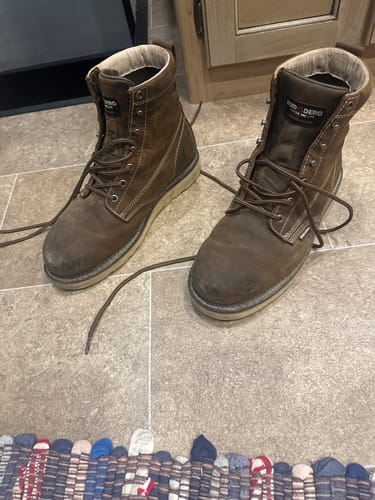 Customer photo review of Vermillion 6 Inch Plain Toe WP