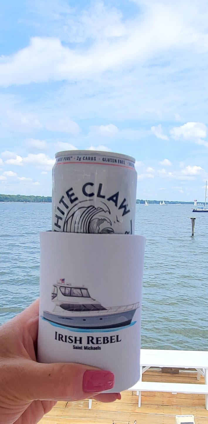 Customer photo review of Custom Boat Koozie