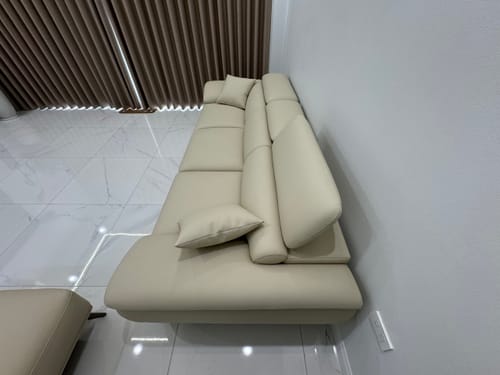 Customer photo review of Sofa văng da 3 chỗ tựa gật gù - PERRY