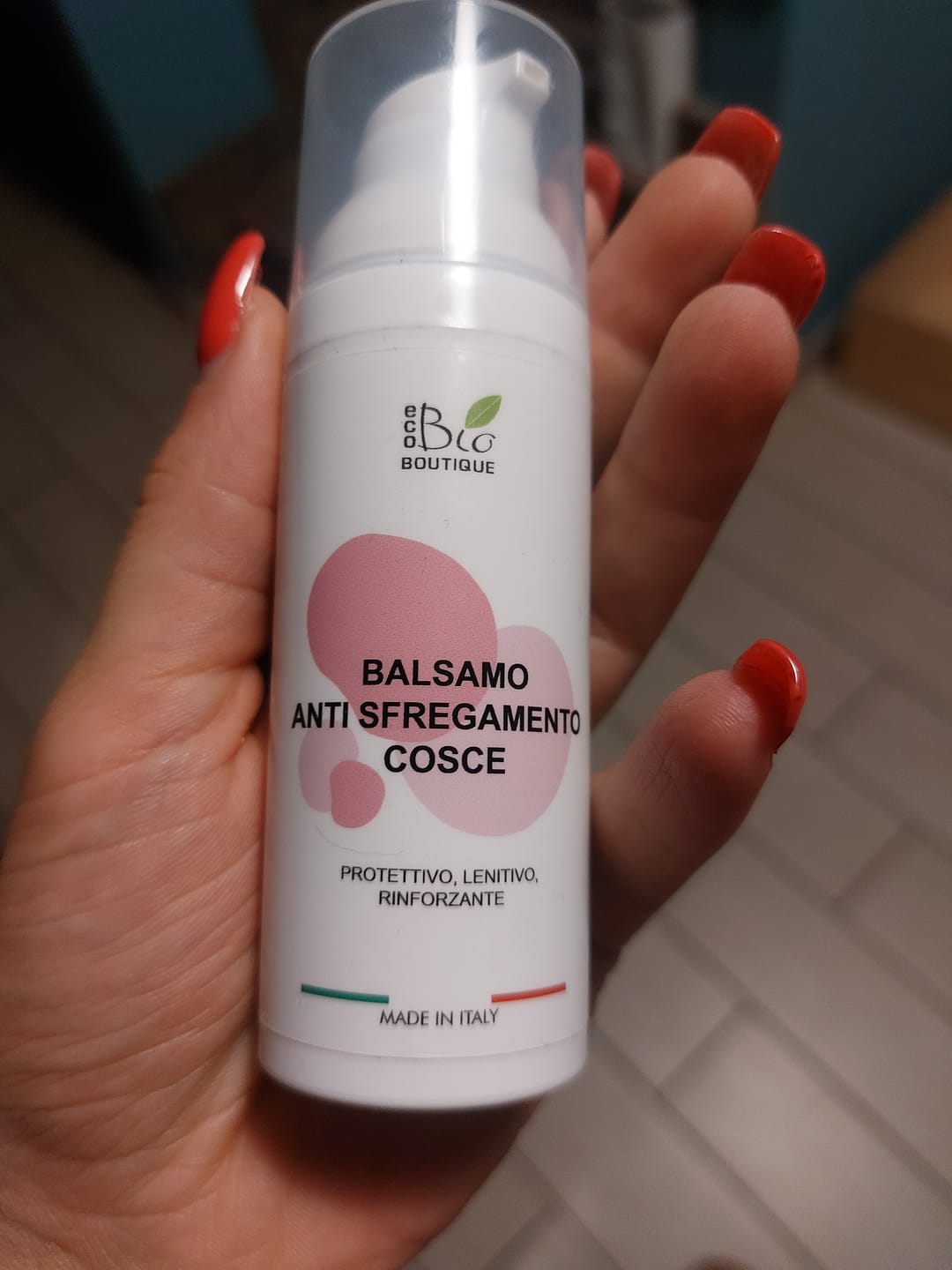 Customer photo review of Balsamo Anti Sfregamento Cosce