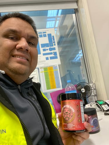 Customer photo review of Pump of the Gods - Non Stim Pre Workout