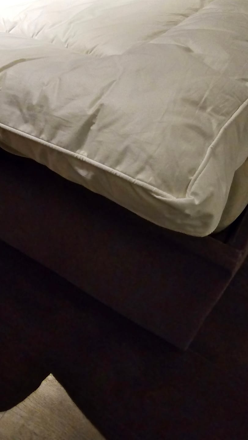 Customer photo review of Micro Fiber Topper Mattress