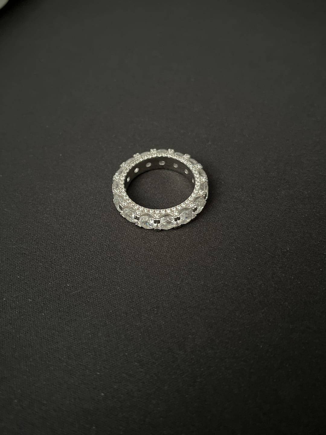 Customer photo review of ICY ICICLE RING 925. - WHITE GOLD