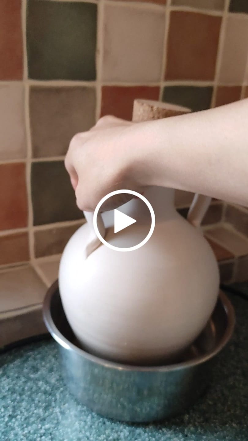 Customer video review of Amphora, Urn, Pot For Water Purification, Detox, Conditioning And Energising