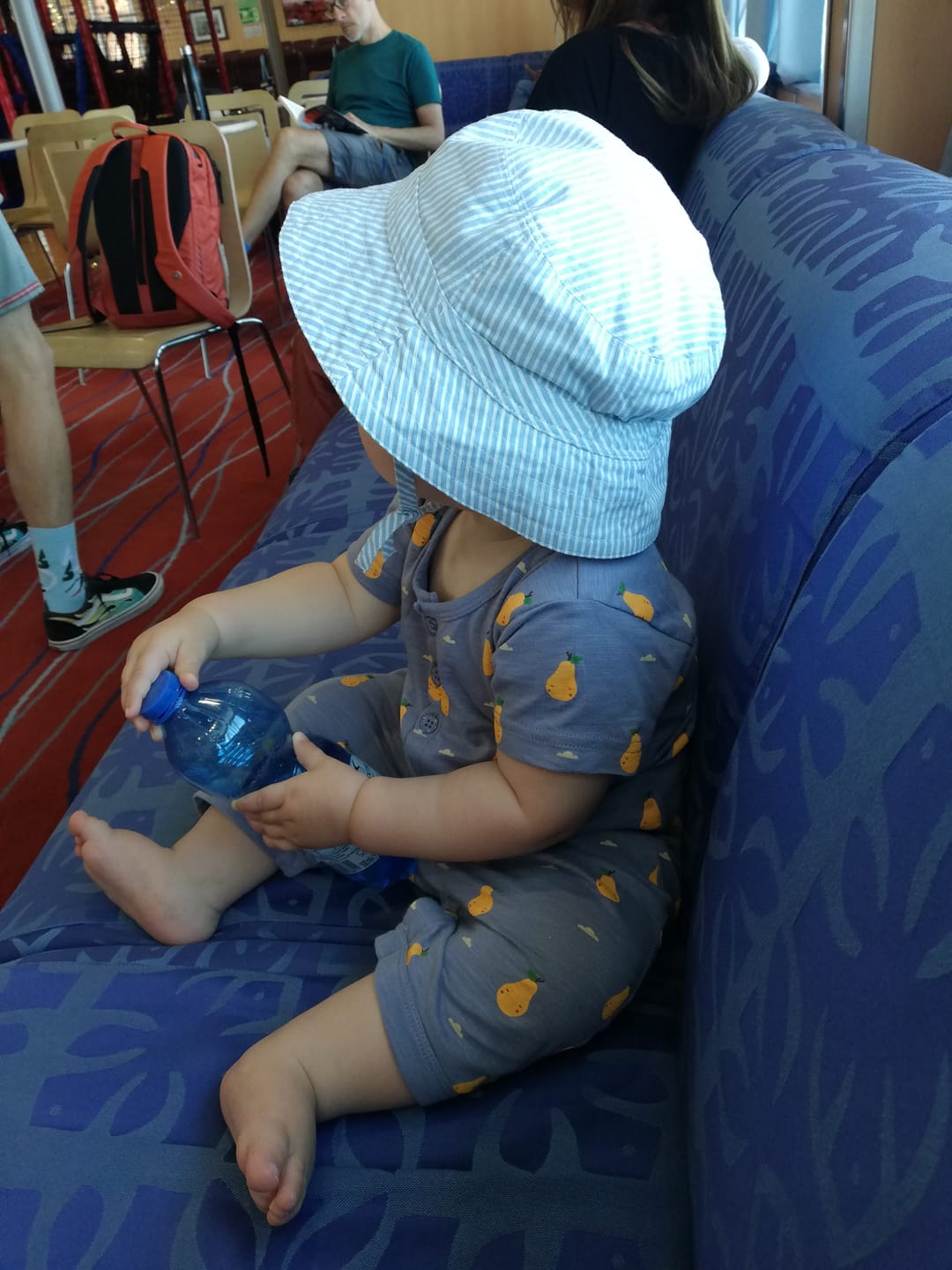 Customer photo review of Sunshine Pear Organic Summer Romper