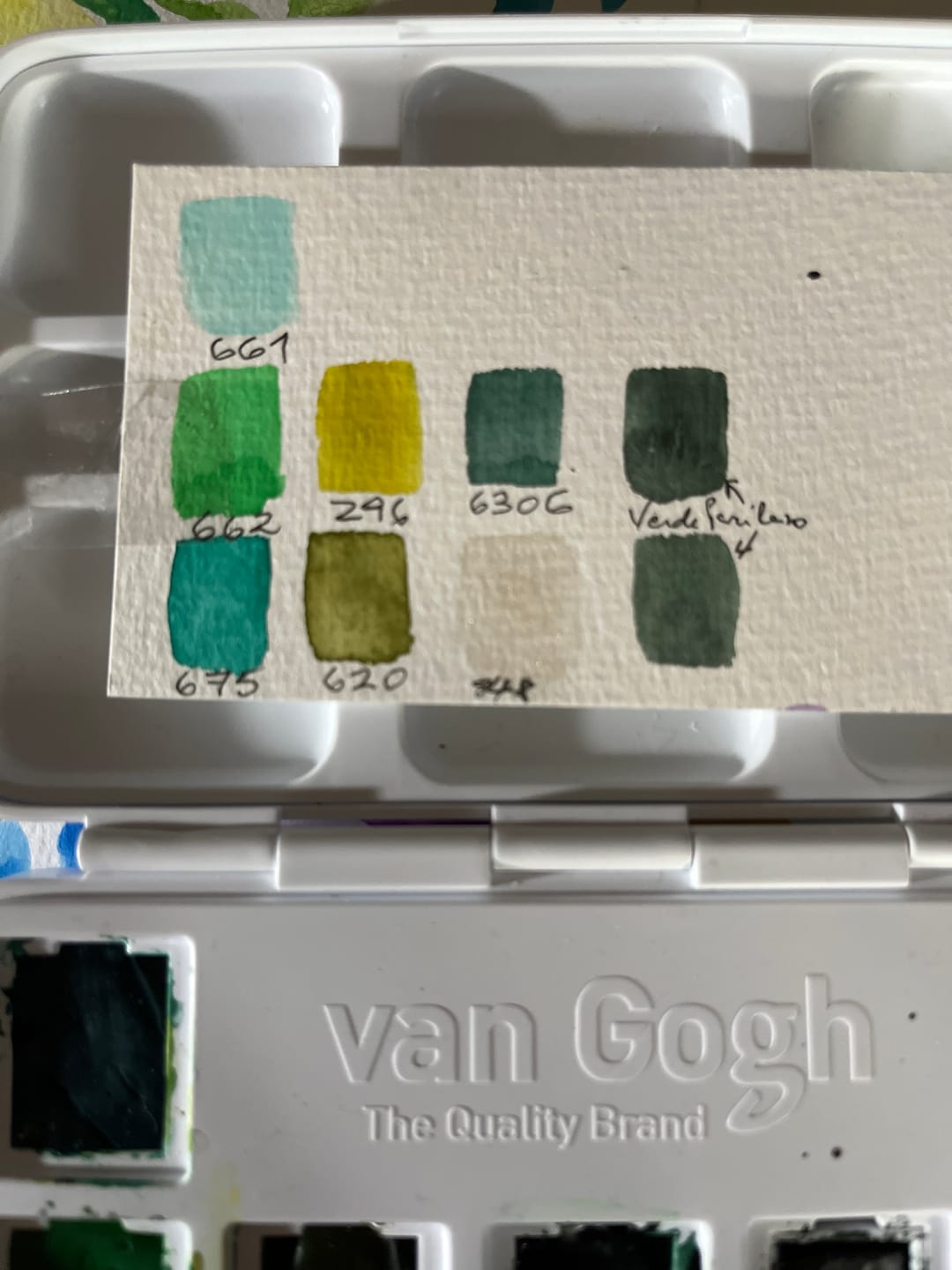 Customer photo review of Van Gogh - Acuarela en Tubo 10 ml