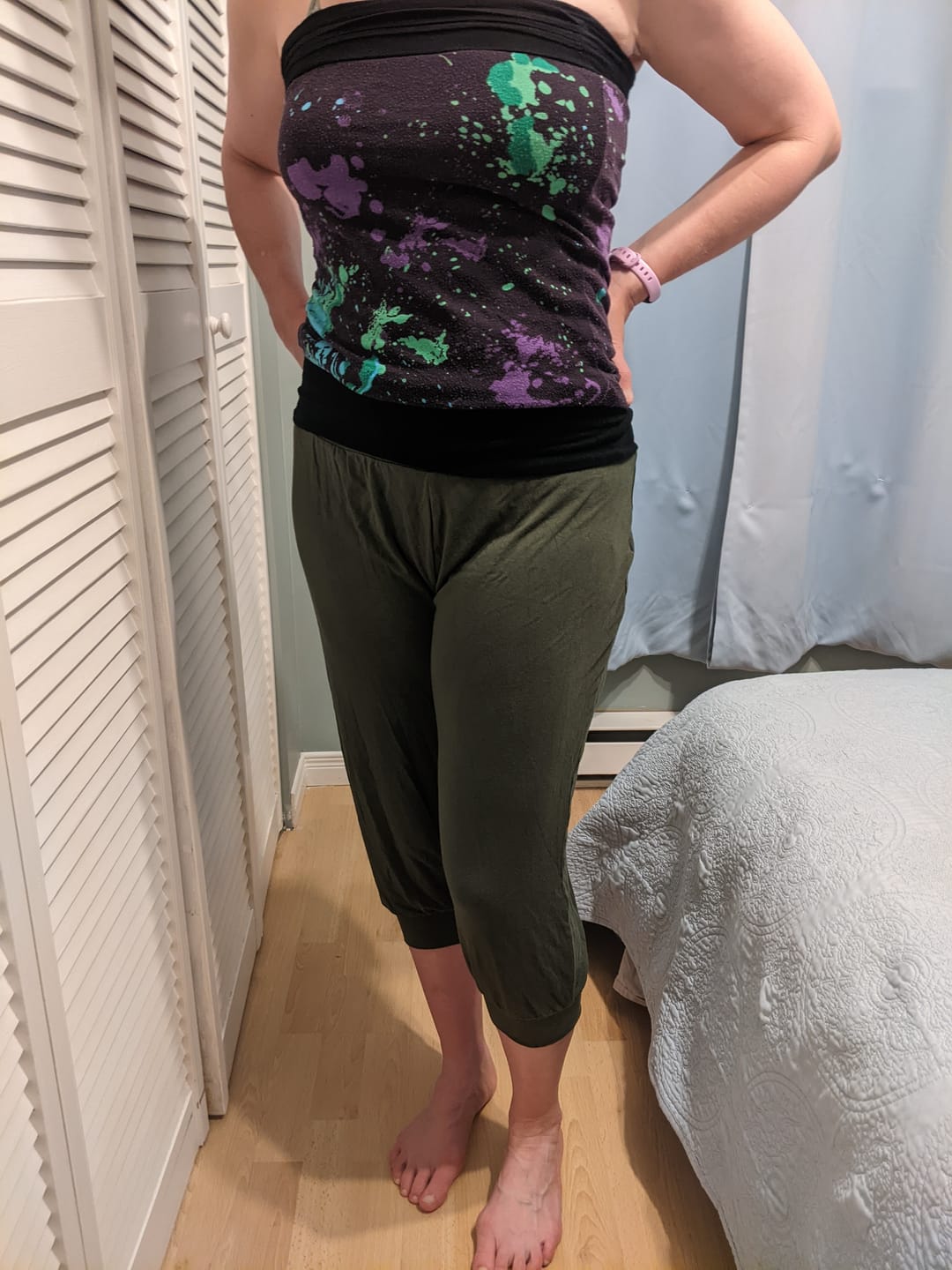 Customer photo review of Pantalon Chloé 3/4