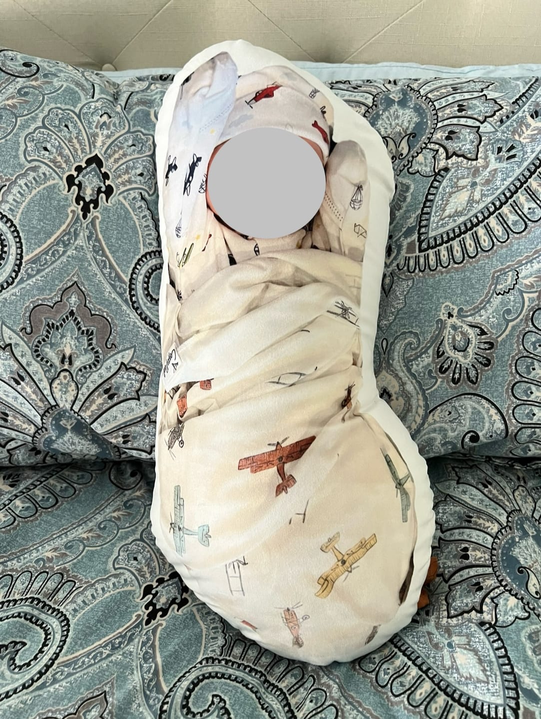 Customer photo review of Photo Birth Pillow