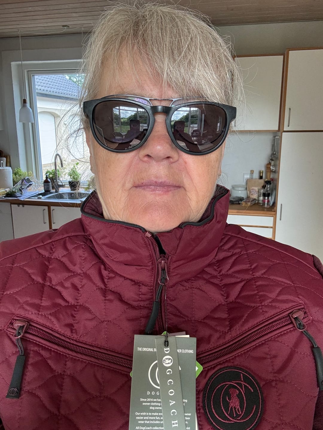 Customer photo review of DogCoach Solbriller