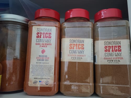Customer photo review of Carolina Reaper Powder