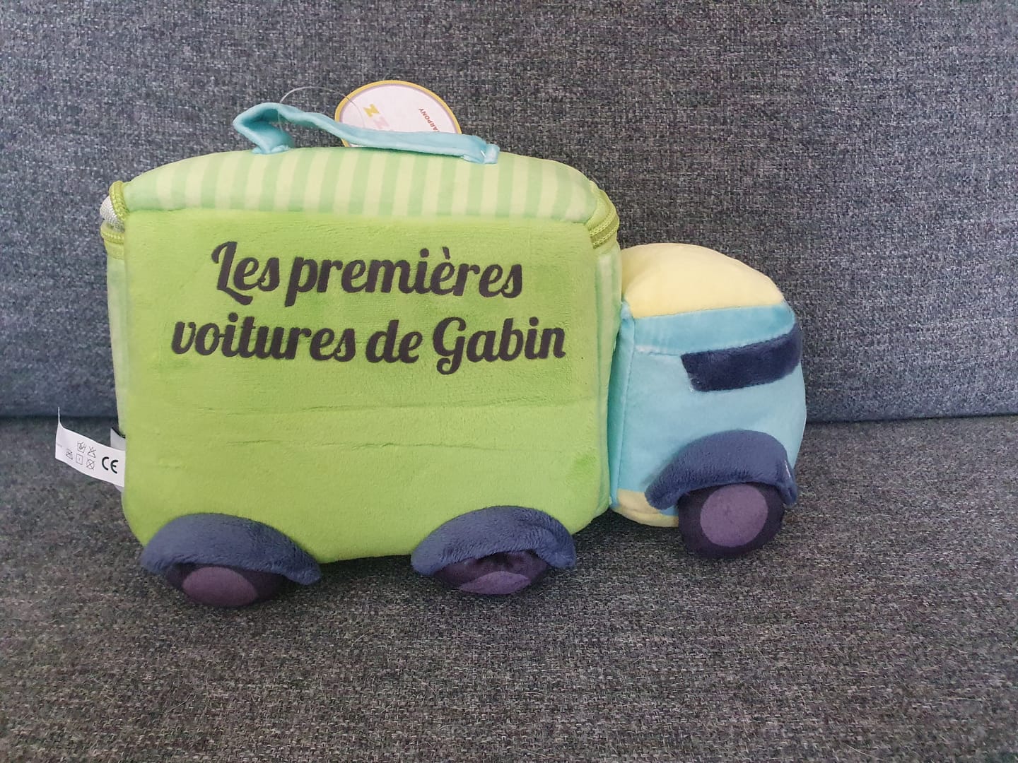 Customer photo review of Personnalisée Premier Ensemble de Jouet Sonore en Peluche de Voiture pour Bébé
