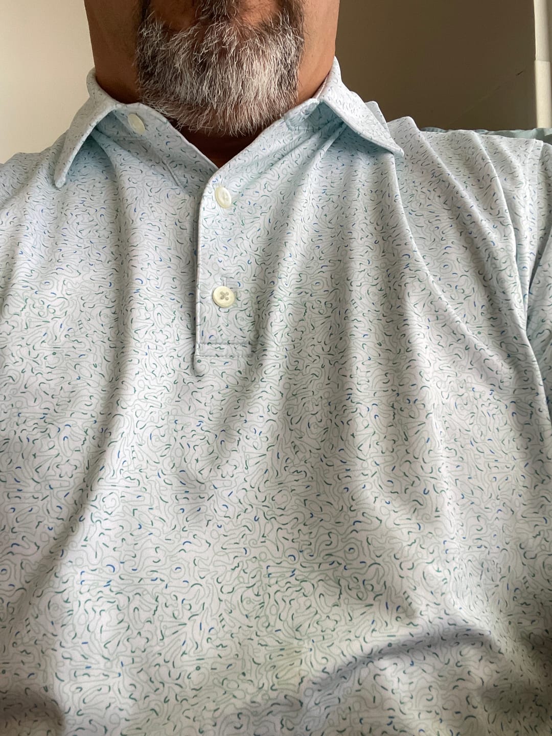 Customer photo review of The Course Men's Polo