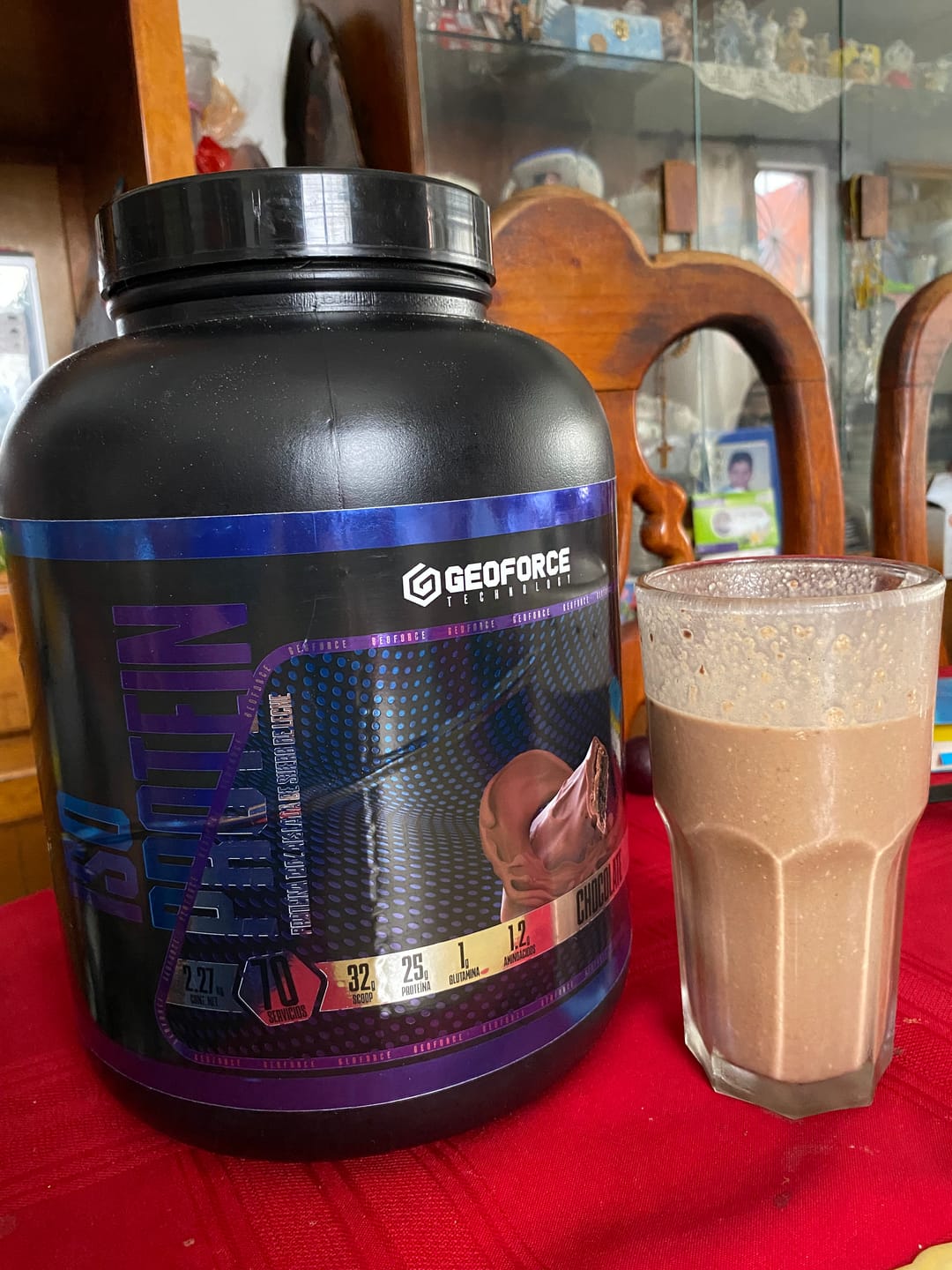 Customer photo review of ISO PROTEIN GEOFORCE 2.27 KG