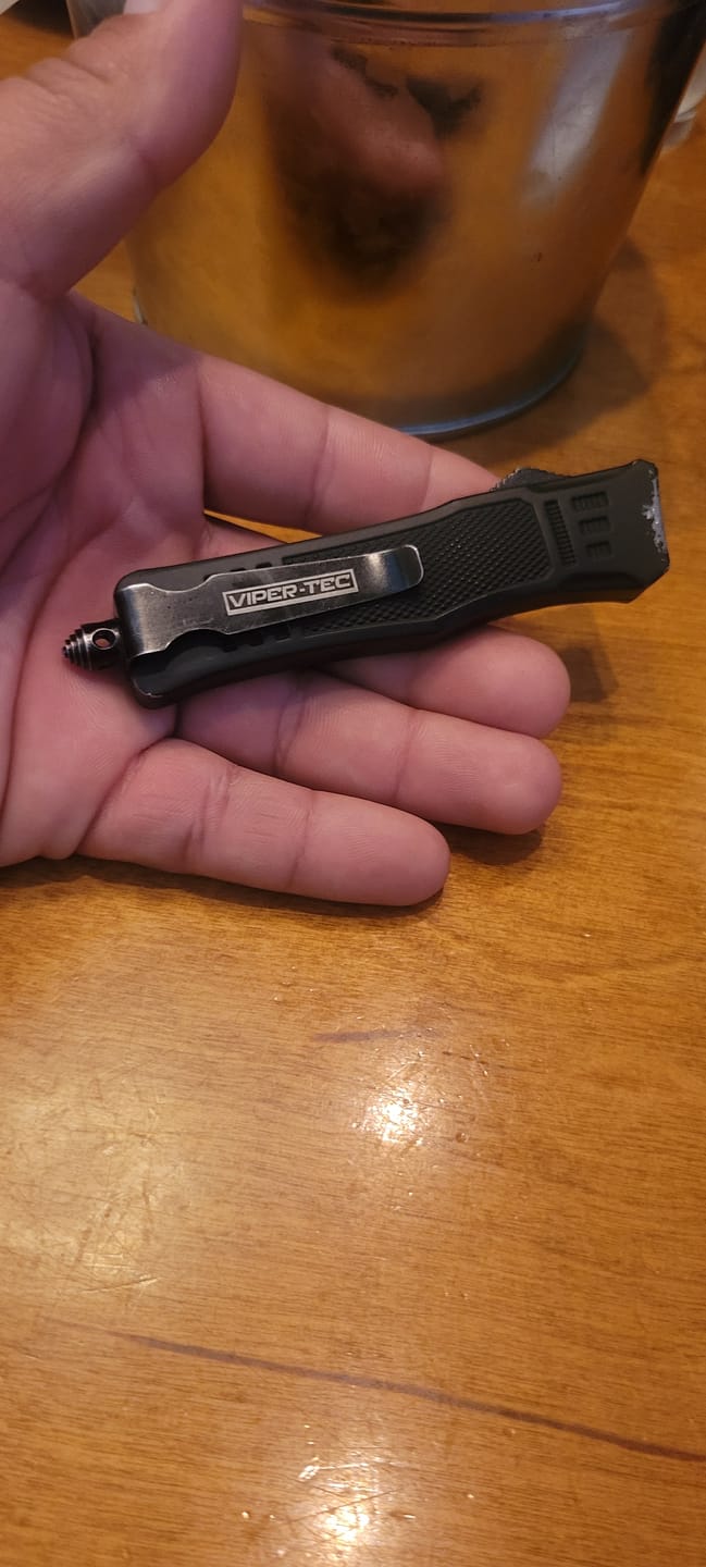 Customer photo review of Small Black Phantom D/A OTF (Multiple Blade Styles Available)