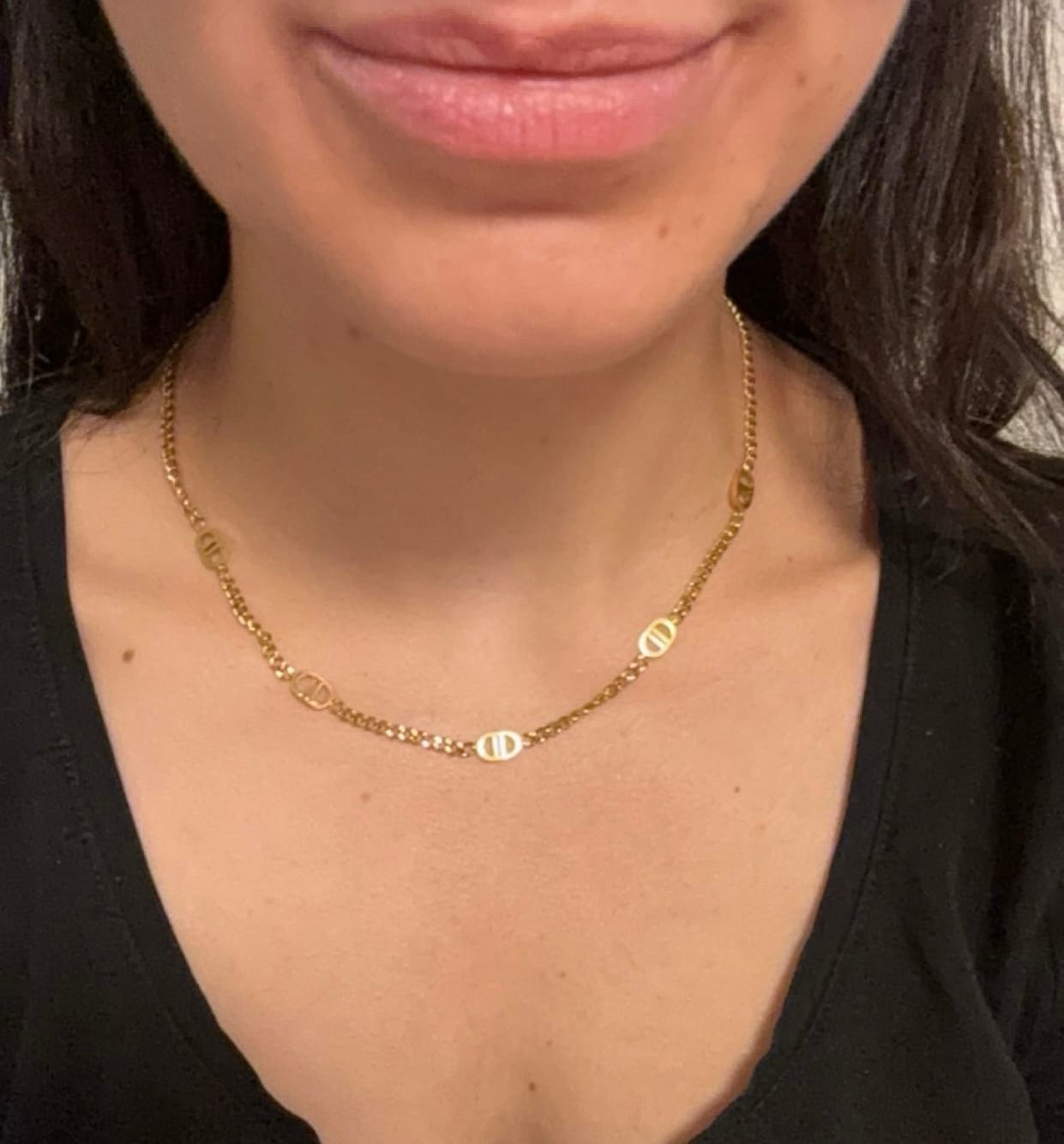 Customer photo review of Five Prestige Halskette | 18K vergoldet