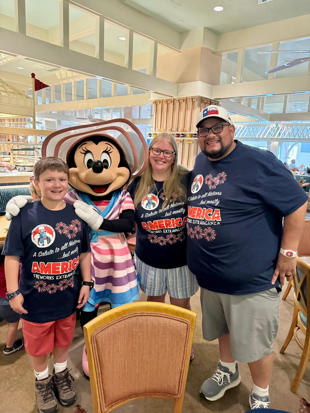Customer photo review of Sam Eagle Salute To All Nations Muppet Vision 3D Shirt