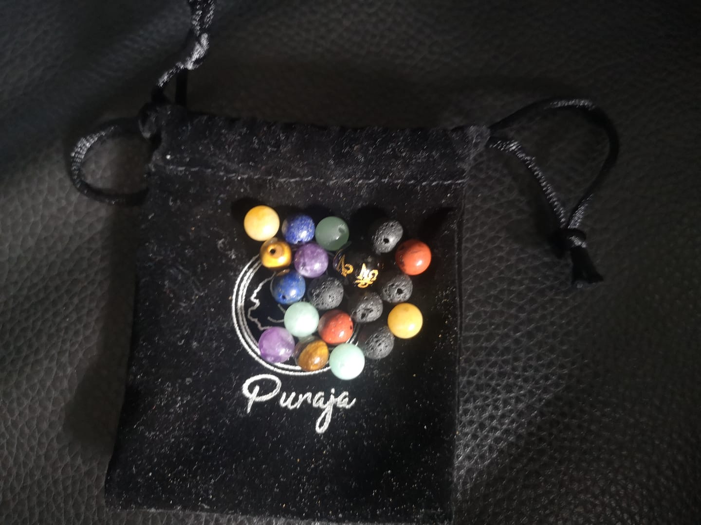 Customer photo review of 7 Chakra Edelstein Armband