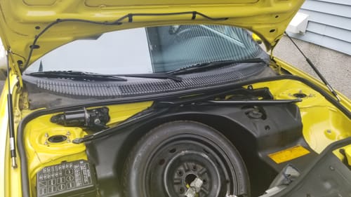 Customer photo review of Front Hood Gas Strut Kit