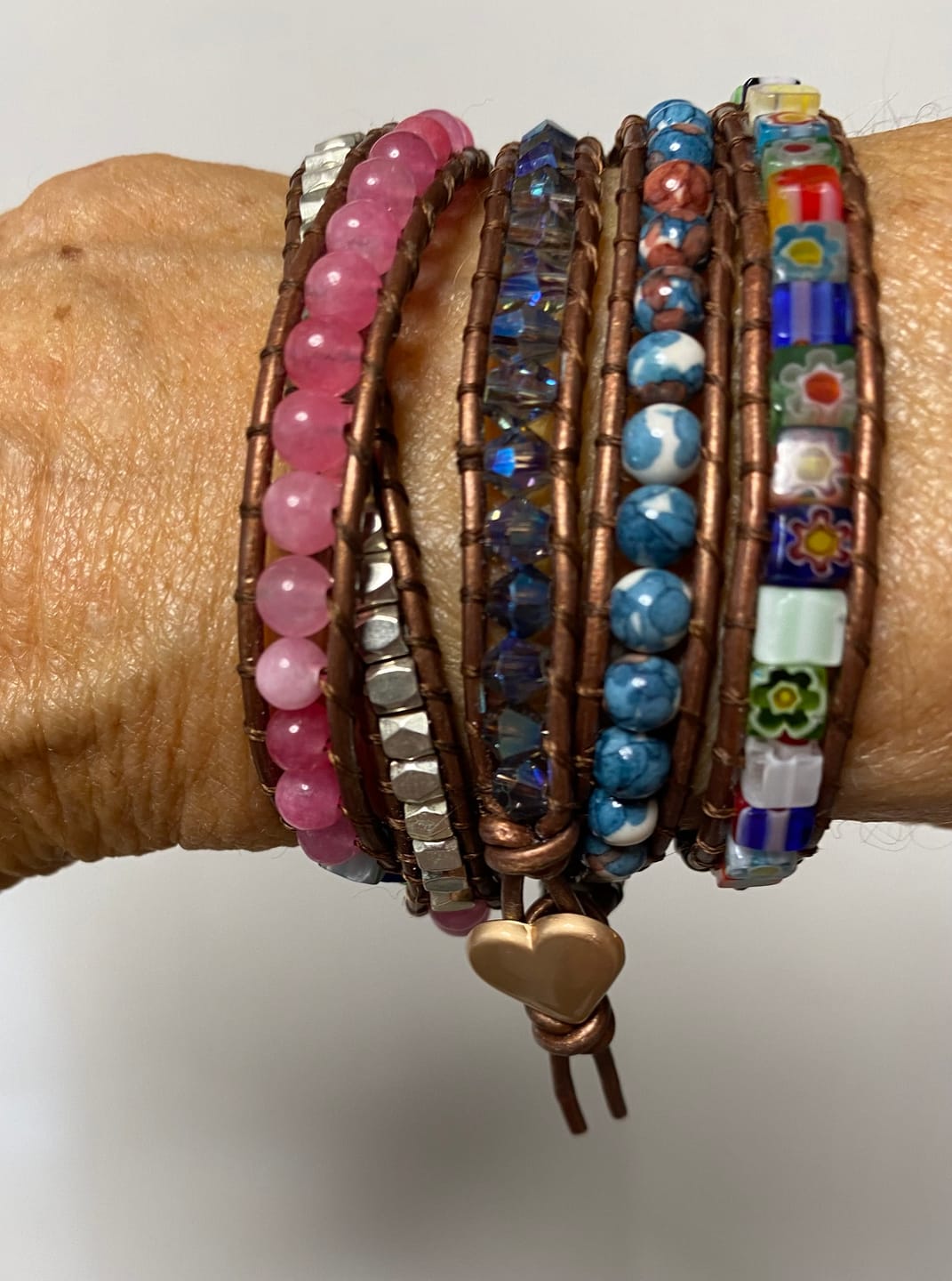 Customer photo review of Healing Flower Protection Wrap Bracelet