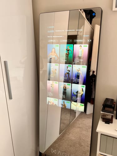 Customer photo review of MAGIC AI: Fitness Smart Mirror