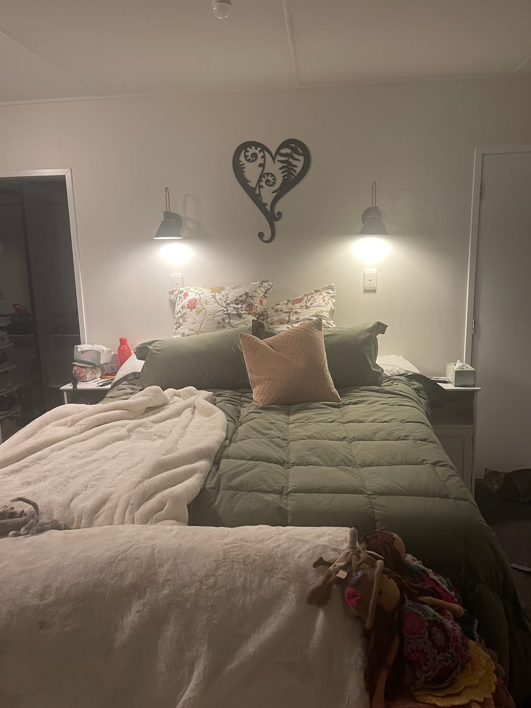 Customer photo review of Fern & Koru Heart Wall Art