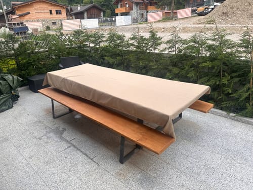 Customer photo review of Tovaglia Nocciola Antimacchia