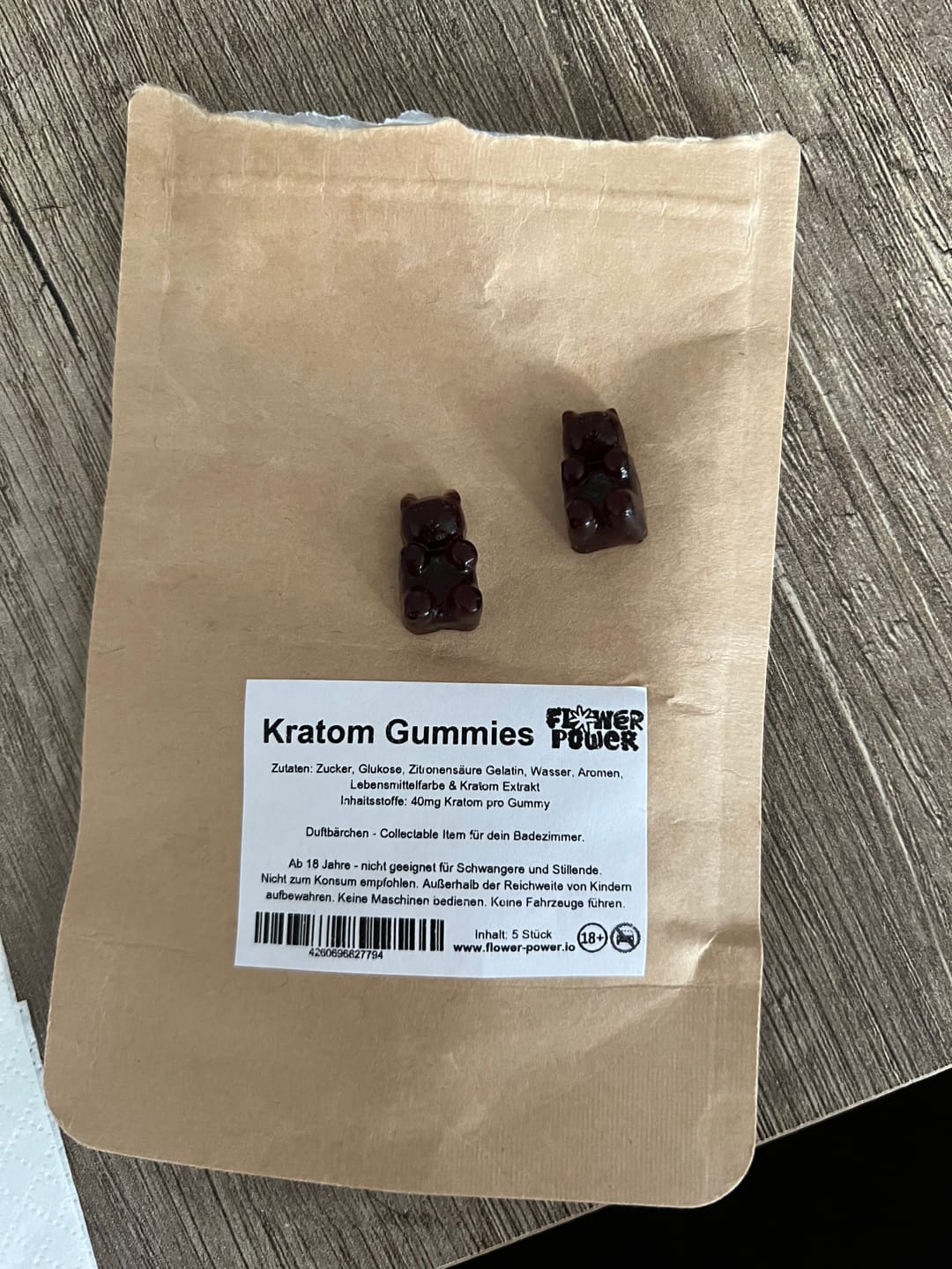 Customer photo review of Kratom Gummies