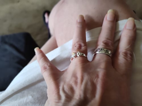 Customer photo review of Paw Hug Ring