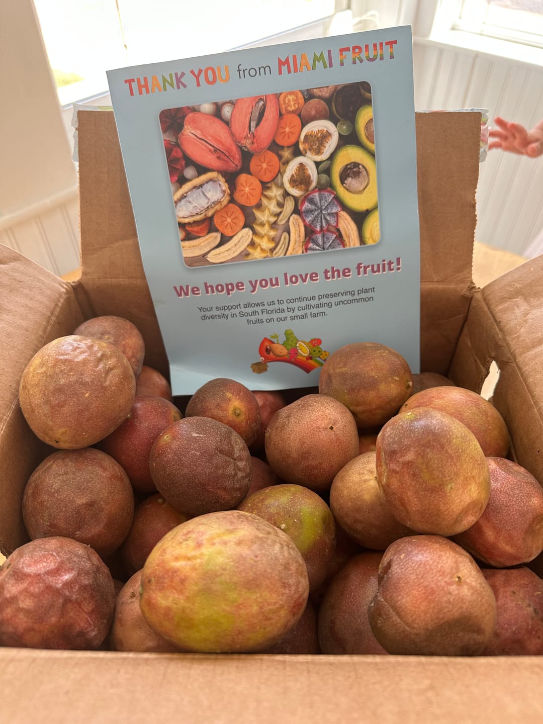 Customer photo review of Purple/Pink Passionfruit (Lilikoi) Box