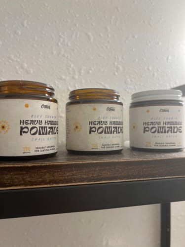 Customer photo review of Heavy Hammer Pomade