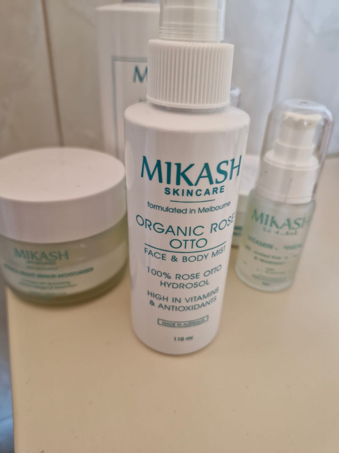 Customer photo review of Organic Rose Otto Face & Body Mist