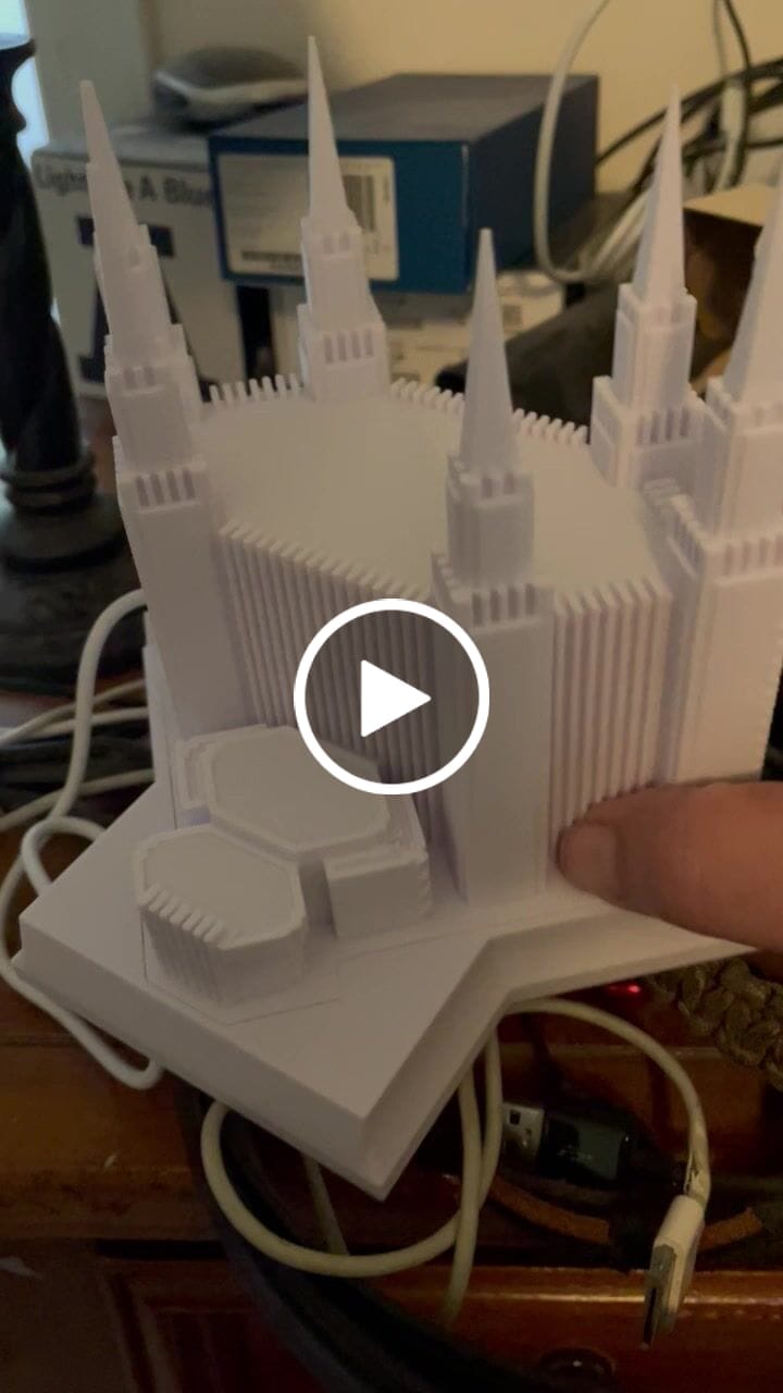 Customer video review of Washington DC Temple Music Light