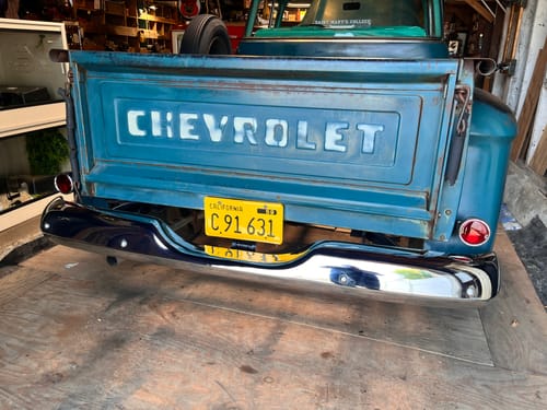 Customer photo review of 1959 CALIFORNIA LICENSE PLATE 6"x12" (156.5mm x 305mm)