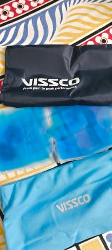 Customer photo review of Icecool Gel Pack | Re-Freezable for Instant Pain Relief & Swelling (Blue)