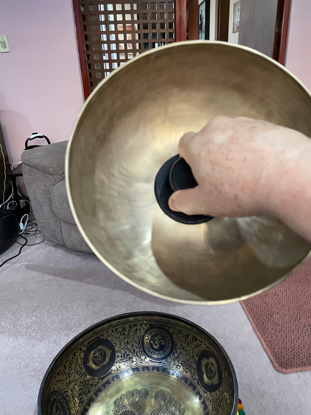 Customer photo review of Himalayas Handmade Singing Bowl