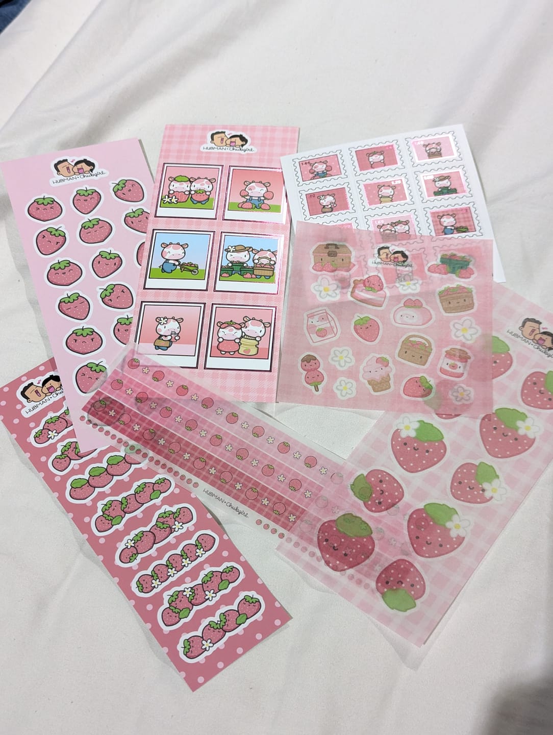 Customer photo review of Strawberry Harvest Variety Sticker Pack