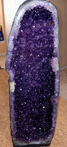 Customer photo review of Quality Brazilian Amethyst Cathedral, 20.9 lbs & 22.3" Tall, #5601-1391