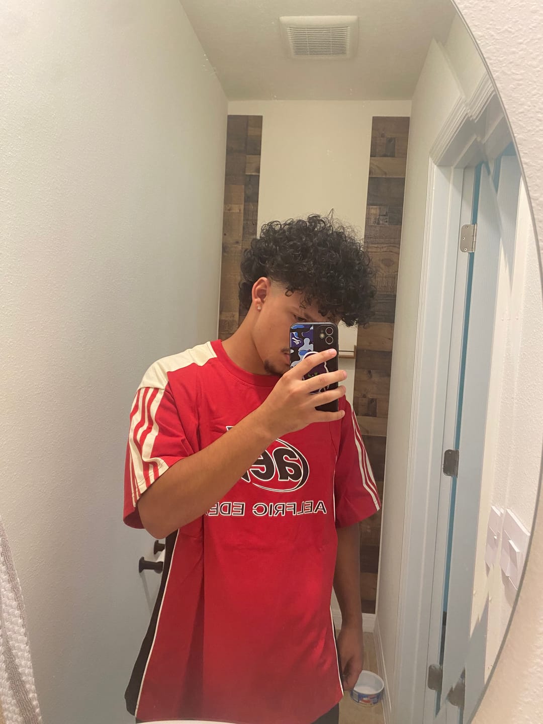 Customer photo review of Aelfric Eden Color Block Speedway Tee