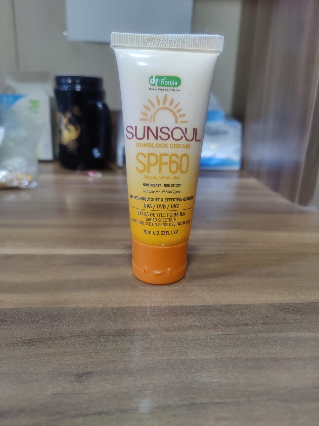 Customer photo review of Sunsoul Sunblock cream