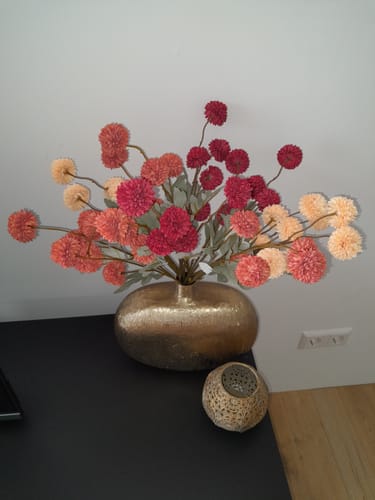 Customer photo review of Zijden Kiku Bloemen - Mix (10 stengels)