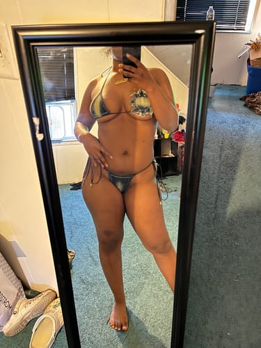 Morgan T. review of BUTTERFLY BIKINI SET (BLUE DENIM) image 1 out of 1