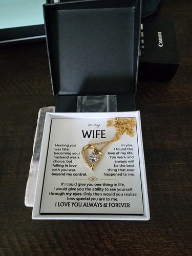 Customer photo review of To My Wife - I Love You Always & Forever - Gift Set - SS568